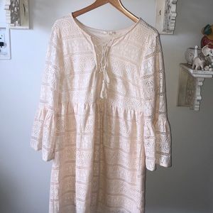 Lacy Fit and Flare Dress